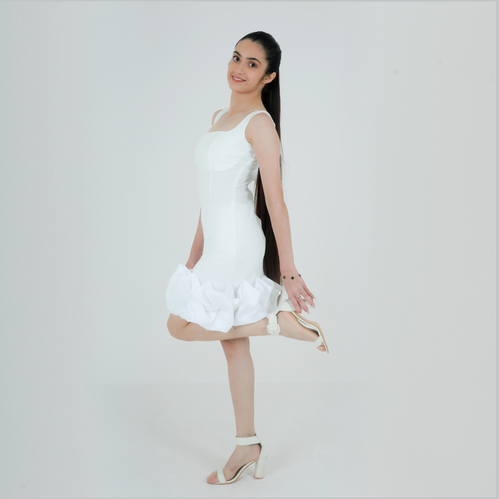 White petal Dress