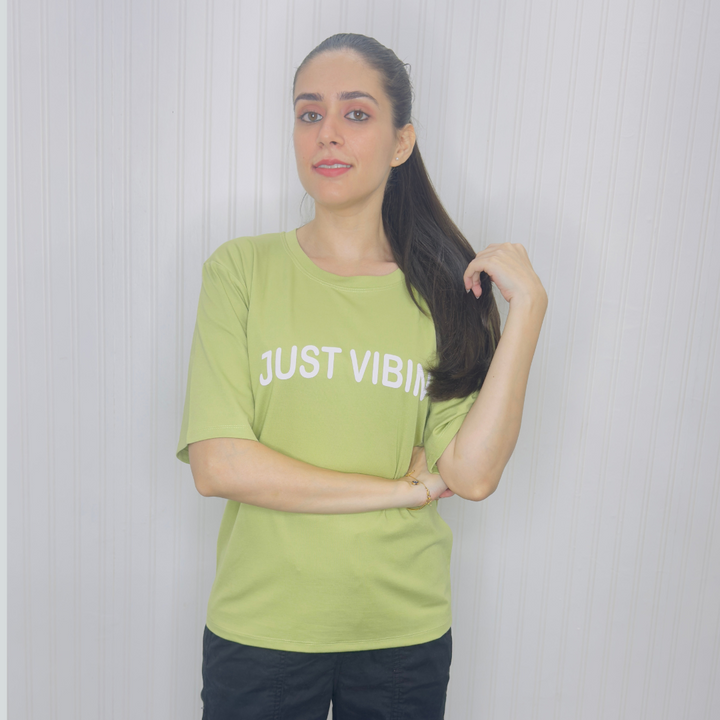Just Vibin Oversized Tee
