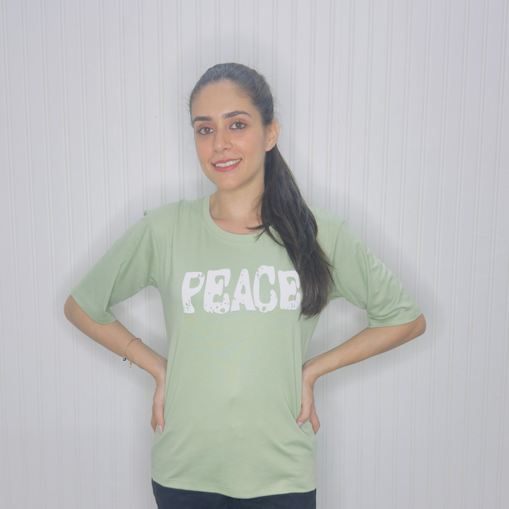 P.E.A.C.E Oversized Tee
