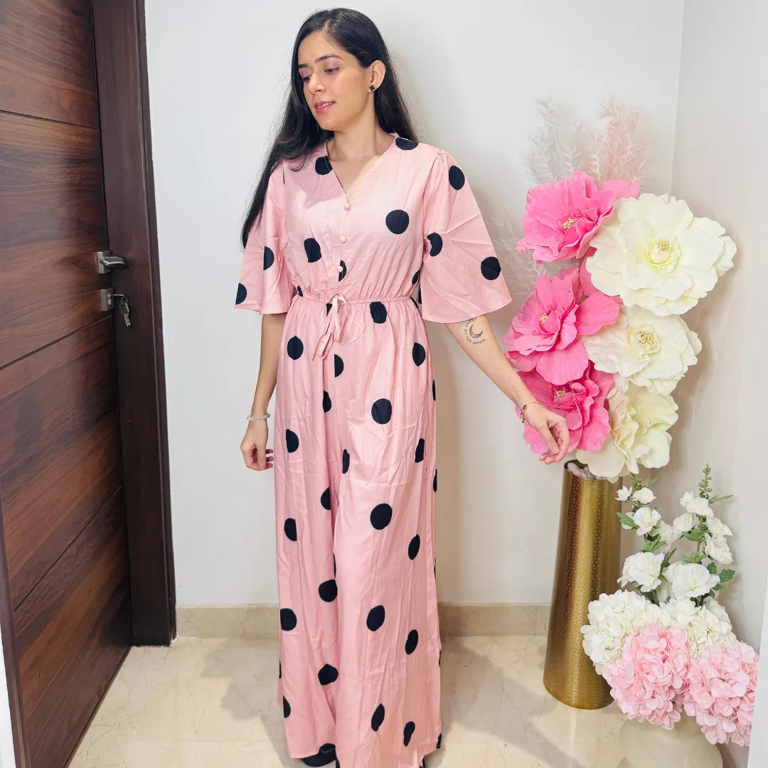 Polka play Jumpsuit Dress