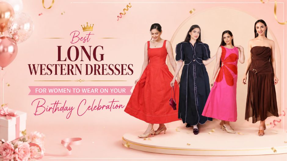 Best Long Western Dresses for Women for Birthday