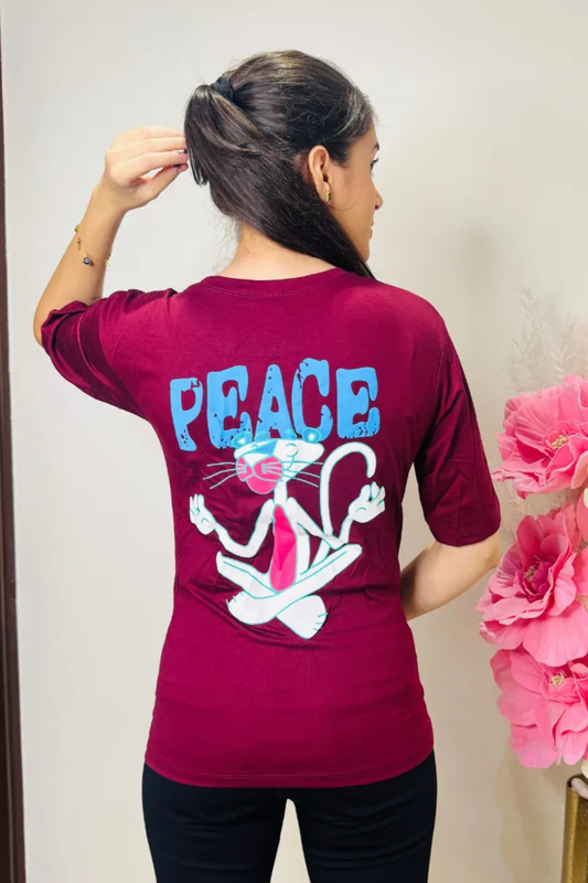 P.E.A.C.E Oversized Tee