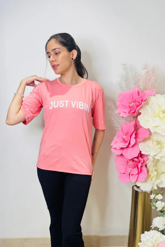 Just Vibin Oversized Tee