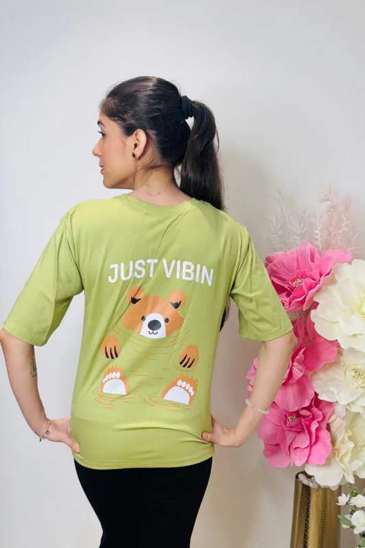 Just Vibin Oversized Tee