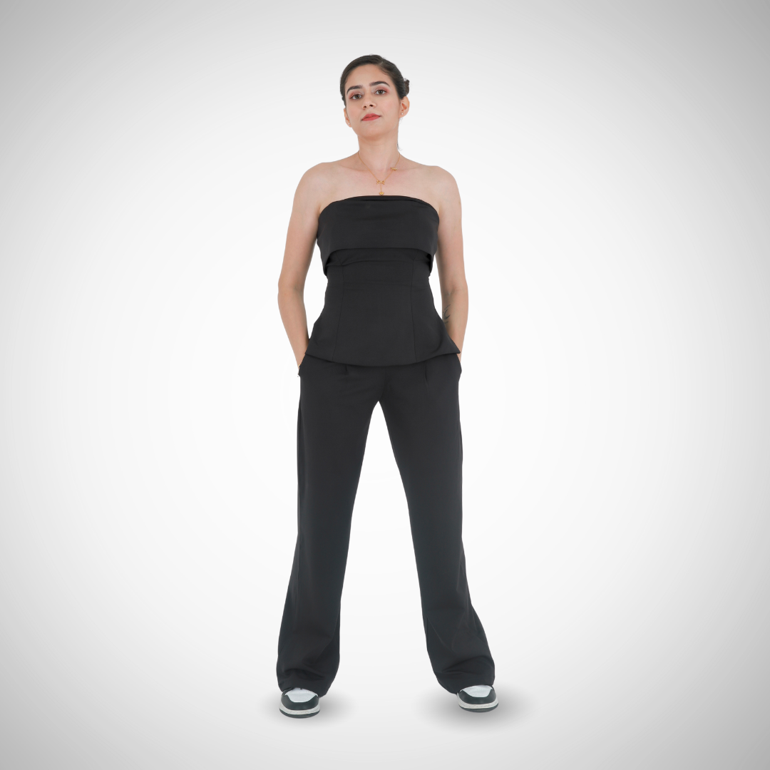 Gabreil Black tube Co-ord Set