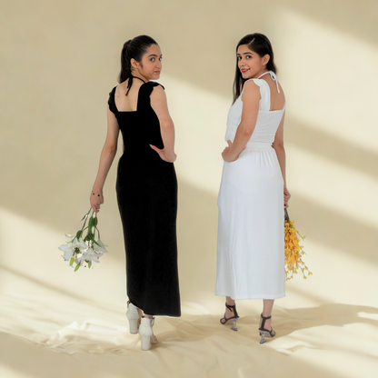 Blouse and slit skirt Co-ord set