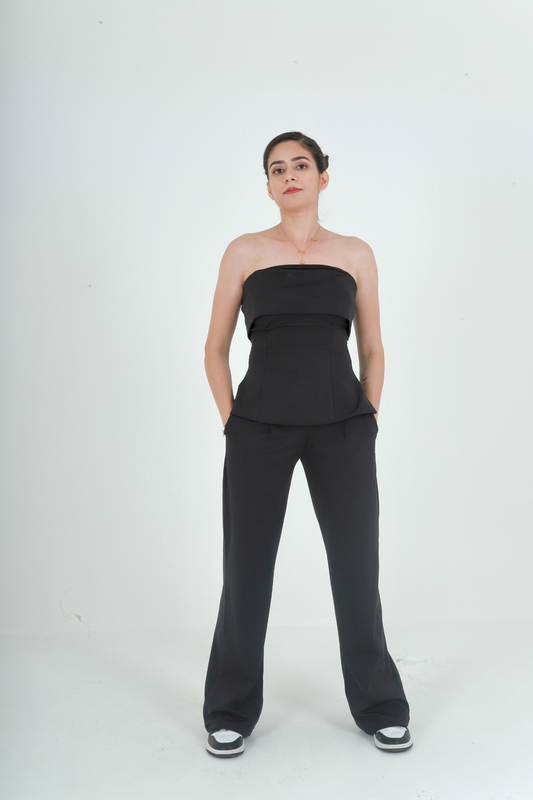 Gabreil Black tube Co-ord Set