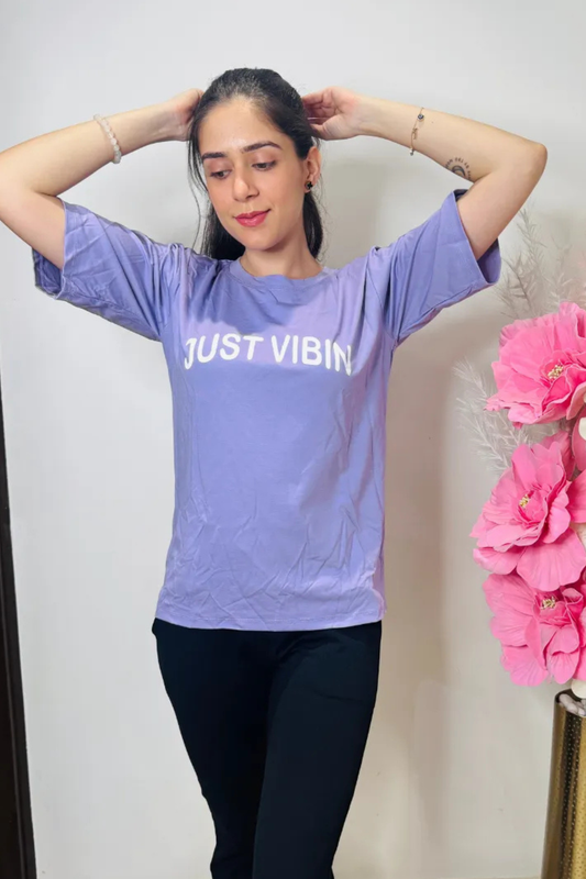 Just Vibin Oversized Tee