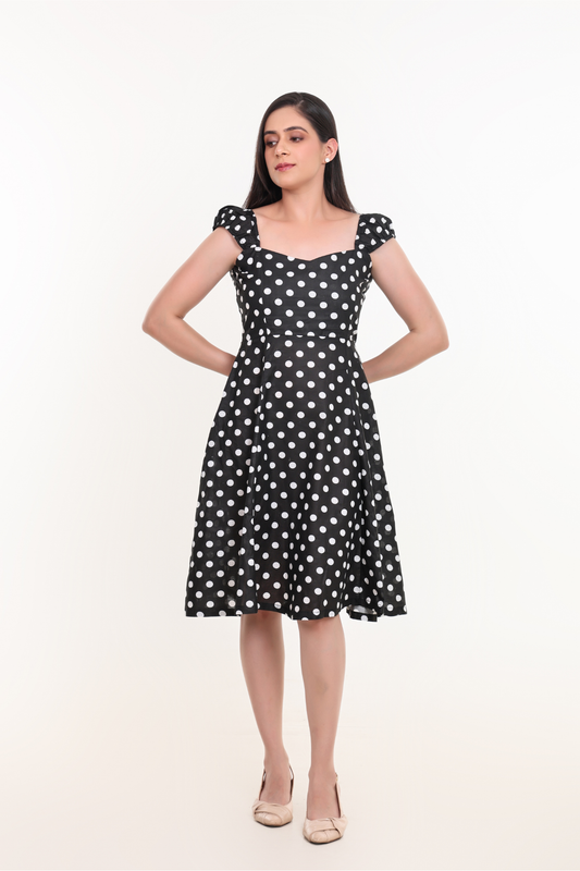 Black Polka Dress