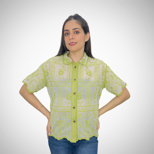 Relaxed Fit Embroidered Shirt