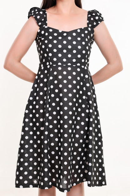Black Polka Dress