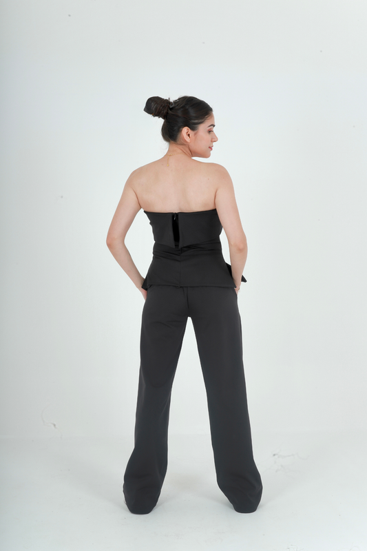 Gabreil Black tube Co-ord Set