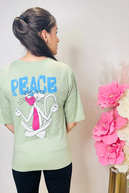 P.E.A.C.E Oversized Tee