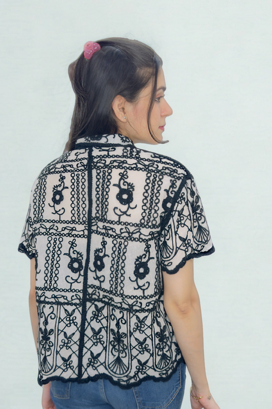 Relaxed Fit Embroidered Shirt