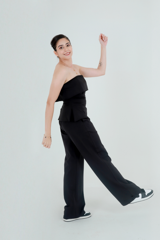 Gabreil Black tube Co-ord Set