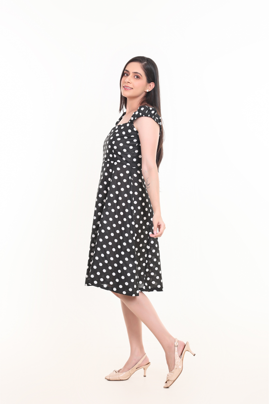 Black Polka Dress