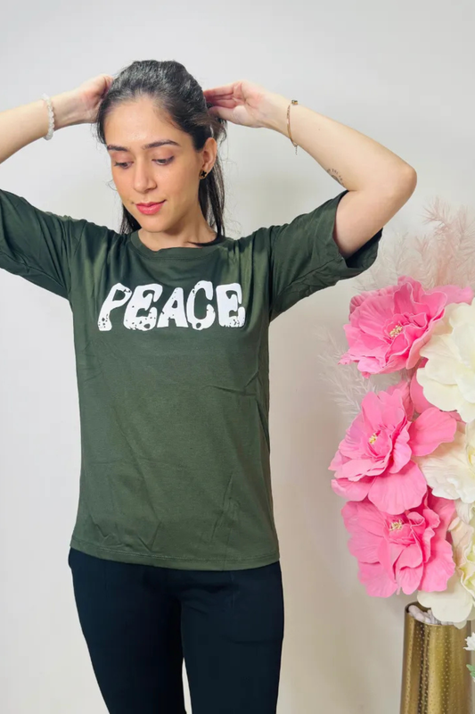 P.E.A.C.E Oversized Tee