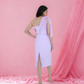 Lilac mist midi dress