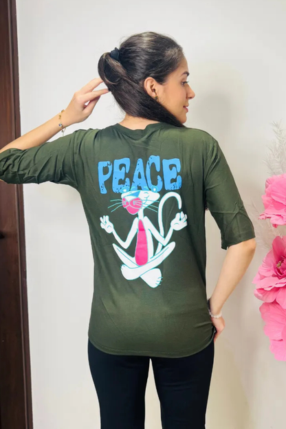 P.E.A.C.E Oversized Tee