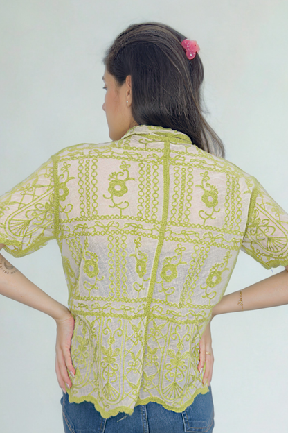 Relaxed Fit Embroidered Shirt