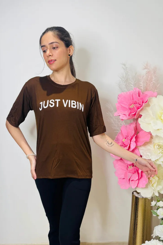 Just Vibin Oversized Tee