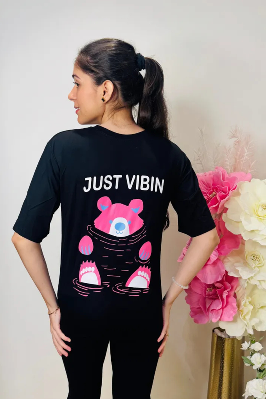Just Vibin Oversized Tee