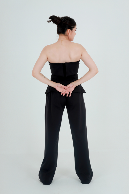 Gabreil Black tube Co-ord Set