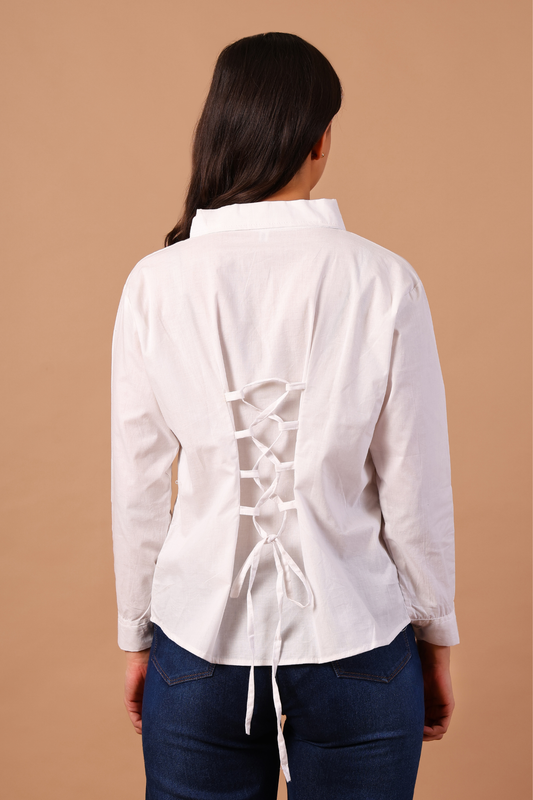 Lace-up Shirt