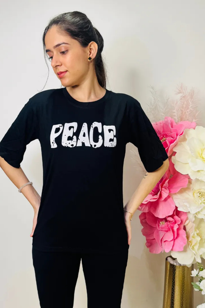 P.E.A.C.E Oversized Tee