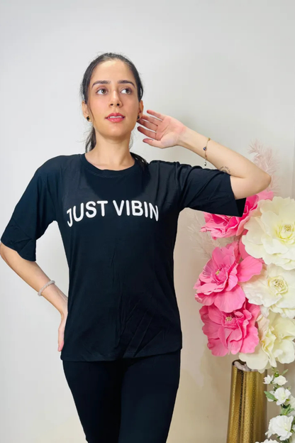 Just Vibin Oversized Tee