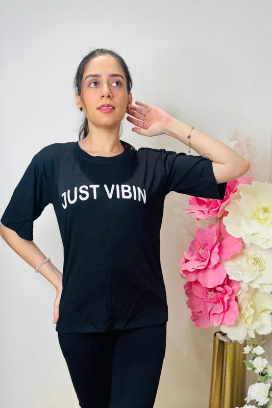 Just Vibin Oversized Tee