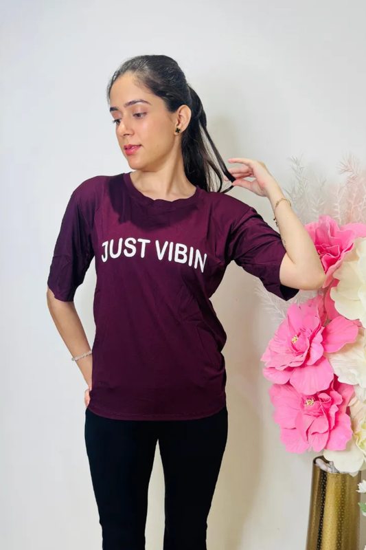 Just Vibin Oversized Tee