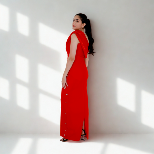 Empress Red Stone Dress