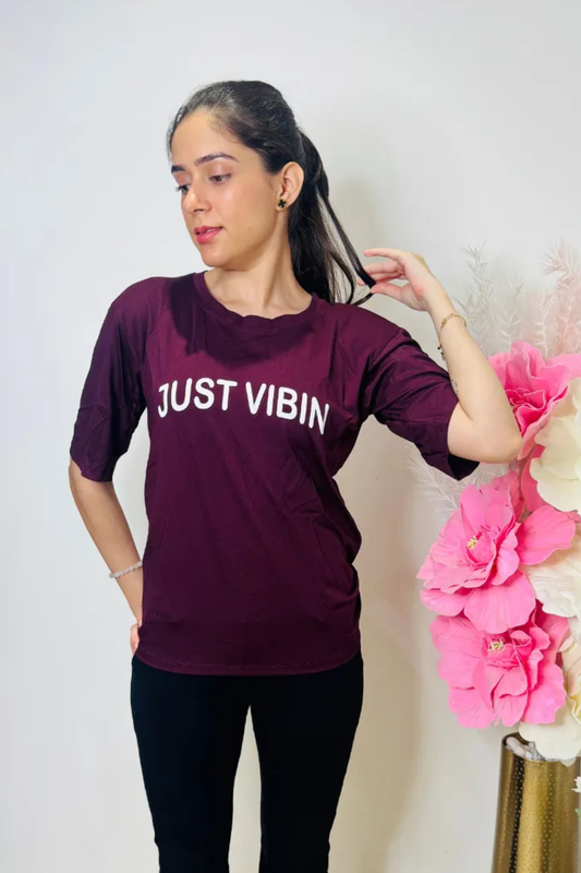 Just Vibin Oversized Tee