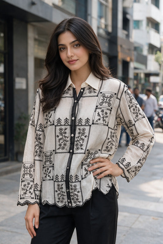 Floral Thread Shirt