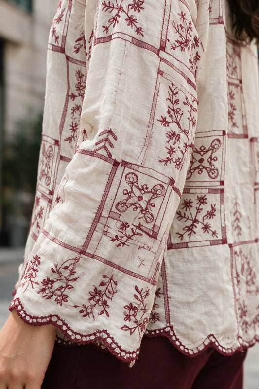 Floral Thread Shirt