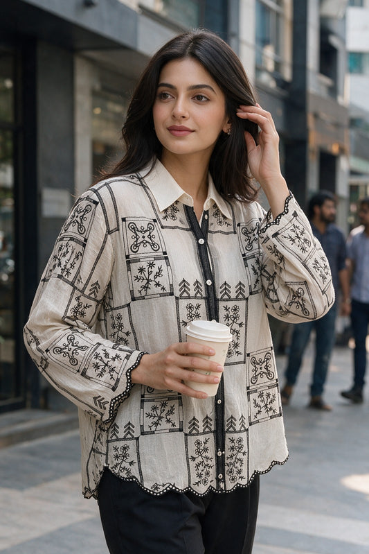 Floral Thread Shirt