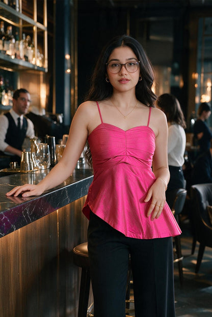 Fyre Fuscia Top
