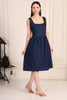 Buttoned Denim Dress