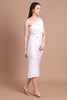Ivory Jewel One-Shoulder Dress