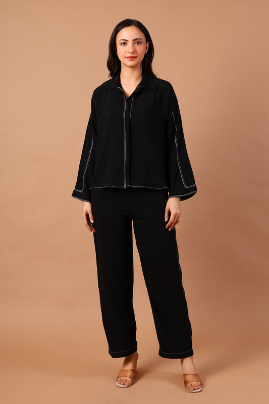 Buttoned Oversized Co-ord