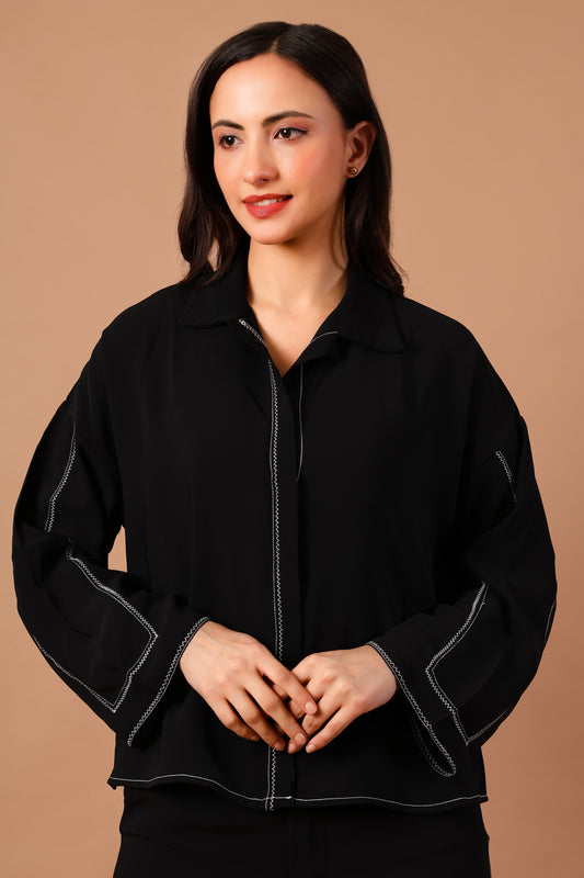 Buttoned Oversized Co-ord