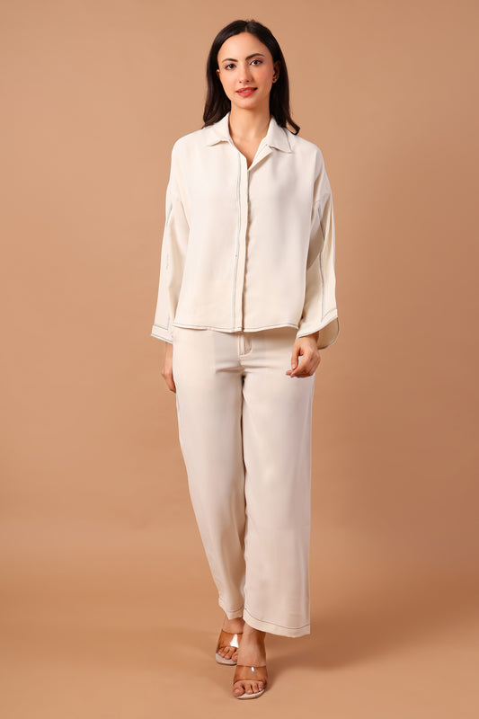 Buttoned Oversized Co-ord