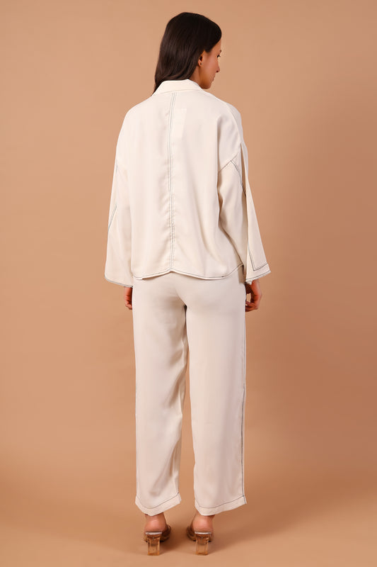 Buttoned Oversized Co-ord