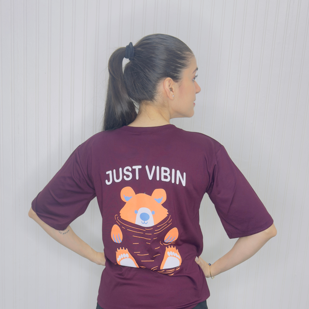 Just Vibin Oversized Tee