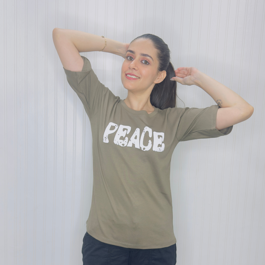 P.E.A.C.E Oversized Tee