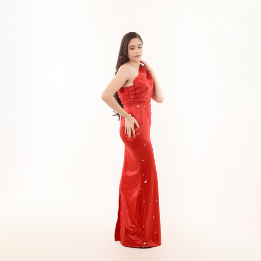 Empress Red Stone Dress
