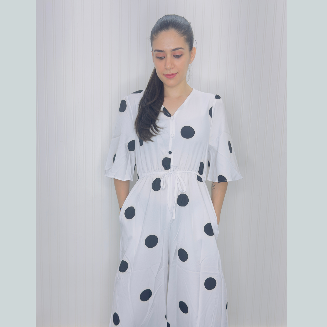 Polka play Jumpsuit Dress