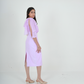 Lilac mist midi dress