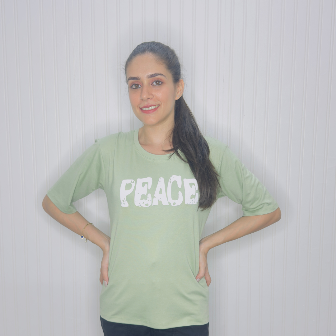 P.E.A.C.E Oversized Tee